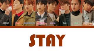 EXO - Stay (INDO ROM HAN LYRICS Colour coded)