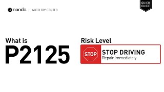 Meaning of OBD p2125