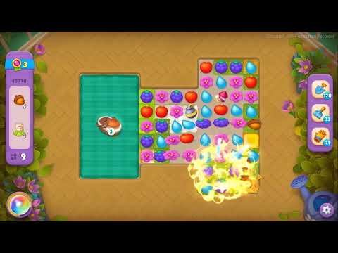 Gardenscapes Level 10748 (Super Hard) No Boosters