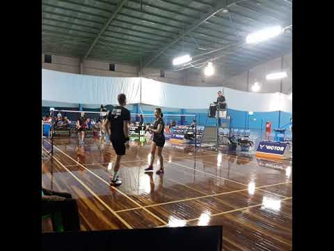 Oceania Championship 2020 Hoang Pham, Sylvinna Kurniawan VS Oliver Leydon-Davis, Anona Pak (NZL) p1