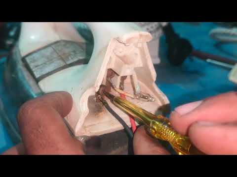 how to connection in electric iron national panasonic