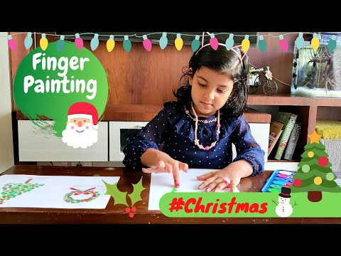 Finger Painting Ideas for Christmas | Christmas Finger Painting Ideas | Christmas Decorations DIY