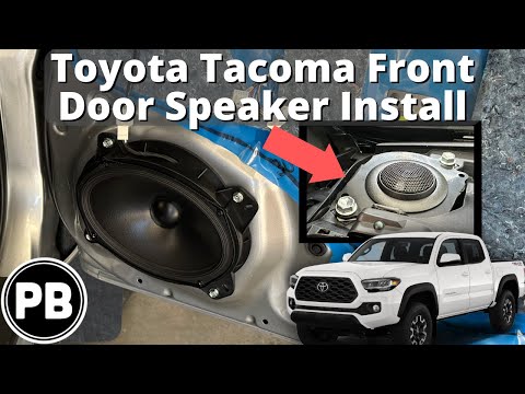 2016 - 2024 Toyota Tacoma Front Door Speaker / Tweeter Install
