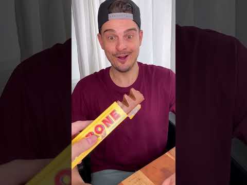 Do you know toblerone should be pushed together to break?😭😁❤️🍫|How to eat|CHEFKOUDY