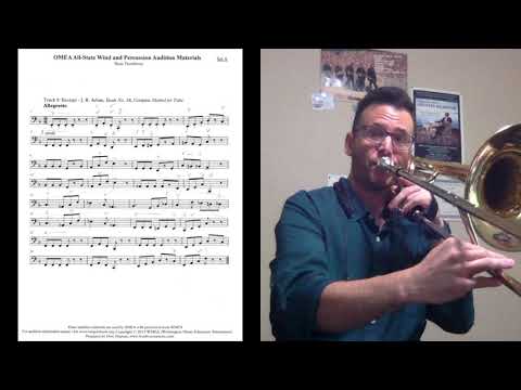 OMEA All-State Trombone Etude 3 - Wind Ensemble