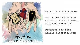 As It is - 'Horoscopes' [Official Audio]