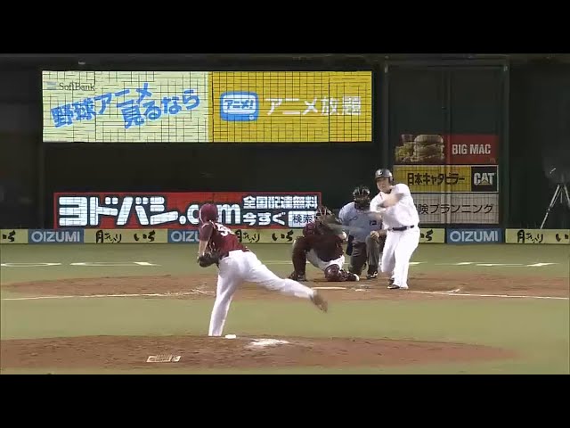 【5回裏】ライオンズ・中村が断トツ85打点目!! 強烈な打球が三塁線破る!! 2015/7/15 L-E