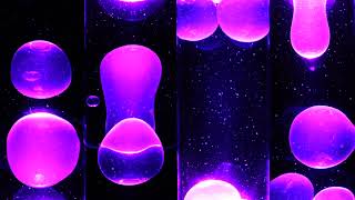 Flüssige Lavalampe mit entspannender Hintergrund Musik