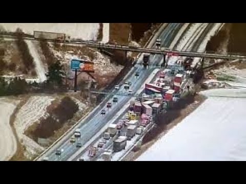 Hromadná nehoda na D5