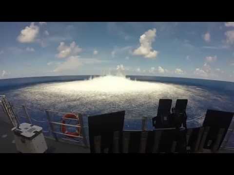Watch A Powerful Shock wave From A 10,000 Pound Underwater Explosive Test
