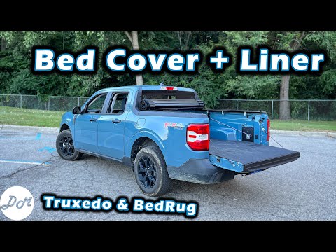 Ford Maverick – Tonneau Cover and Bed Liner Review (Truxedo Sentry CT & BedRug Impact Liner)