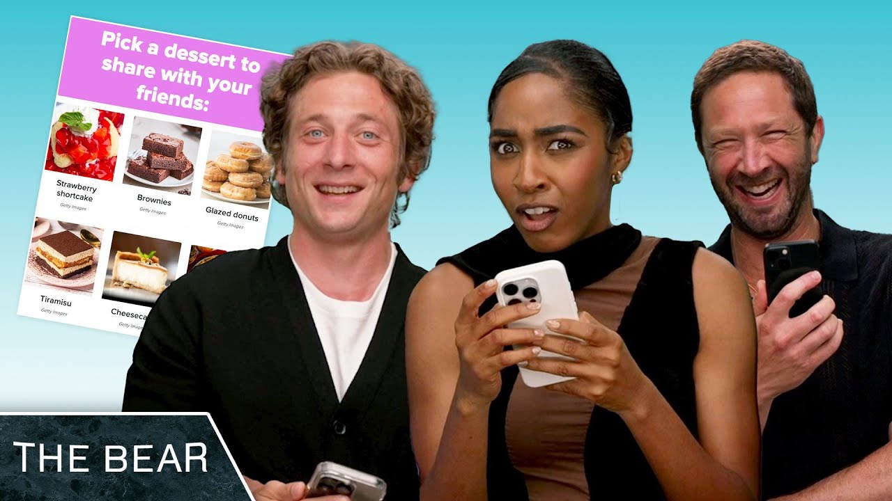 The Cast Of "The Bear" Finds Out Which Character They Really Are