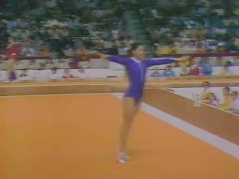 Nellie Kim URS - 1976 Olympics AA Floor Exercise