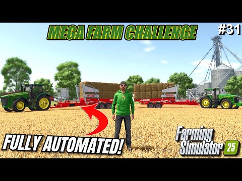 FULLY AUTOMATED BALE COLLECTING WITH AUTODRIVE & COURSEPLAY! 16X MAP! | Farming Simulator 25 | #31