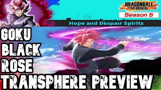 *OFFICIAL* GOKU BLACK ROSE TRANSPHERE PREVIEW AND BREAKDOWN! - Dragon Ball The Breakers Season 5