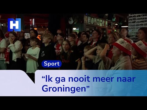 Grote teleurstelling in Amsterdams café na gelijkspel van Ajax