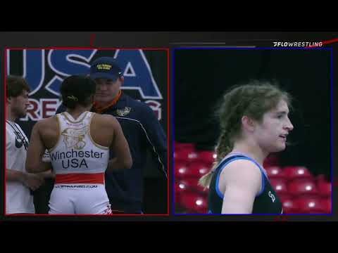 55 kg Final   Jacarra Winchester, Titan Mercury Wrestling Club TMWC vs Ronna Heaton, Sunkist Kids Wr