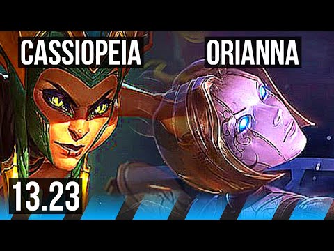 CASSIOPEIA vs ORIANNA (MID) | 66% winrate, 6/1/4, Dominating | KR Diamond | 13.23