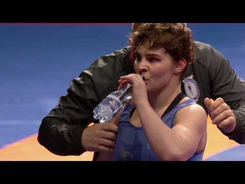 BRONZE WW - 53 kg: T. VARANSOVA (AZE) v. I. LEORDA (MDA)