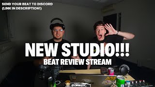 Listening To YOUR BEATS! IN NEW STUDIO! 😳