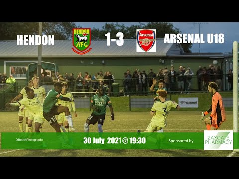 Hendon 1-3 Arsenal U18 HIGHLIGHTS - 30 July 2021