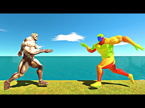 Armored Titan vs Rainbow Itself - Animal Revolt Battle Simulator