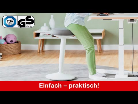 Artikelvideo 1 für LEITZ Stehhilfe Ergo Active 65450089 dunkelgrau, 1 St., Artikelnummer 401616