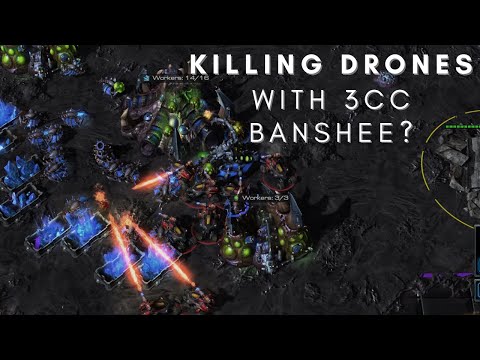Starcraft II - Using Three CC Banshee opener like CLEM