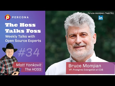Current Trends in Database Technologies and Postgres 14 With Bruce Momjian - Percona Podcast 34