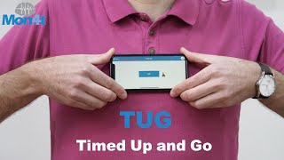 Mon4t app: Performing TUG (Timed Up & Go) test at home