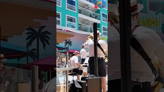 What Happens When a Live Band Performs on Deck #cruiseship #livemusic #shorts