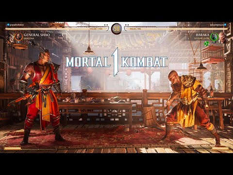 Baraka Vs General Shao - Mortal Kombat 1