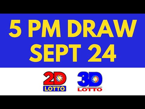 5pm Lotto Result Today September 24 2023 [Swertres Ez2]