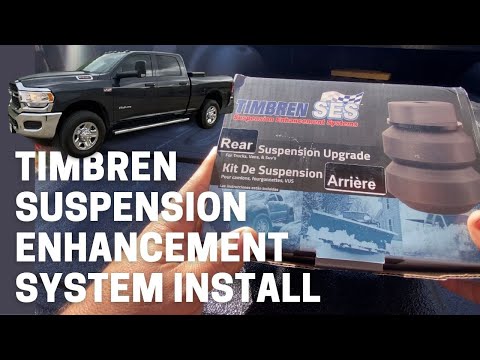 Timbren Rear Suspension Enhancement System install on a 2020 Dodge Ram 2500 Hemi