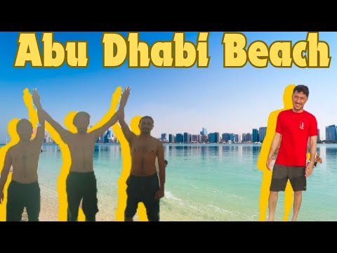 Breathtaking Abu Dhabi Beach Vlog🏊