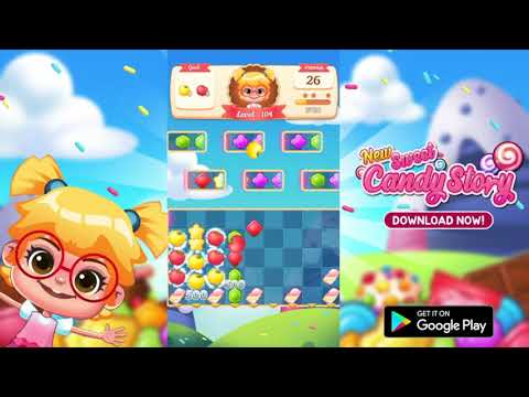 New Sweet Candy Story: Puzzle  Video