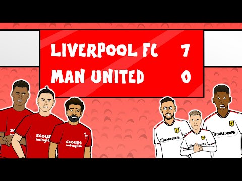😲7-0! LIVERPOOL vs MAN UTD😲 (Goals Highlights Salah Nunez Gakpo Firmino)