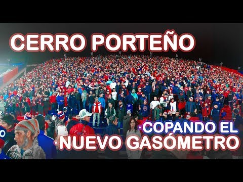 "La fiesta de la hinchada de Cerro Porteño en el Nuevo Gasómetro" Barra: La Plaza y Comando • Club: Cerro Porteño