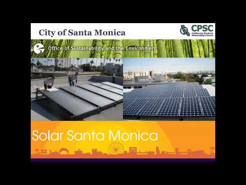 California Product Stewardship Council Solar Panel Recycling Webinar - 6/13/19
