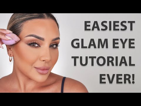 WHY THIS IS THE EASIEST GLAM EYE MAKEUP EVER | NINA UBHI