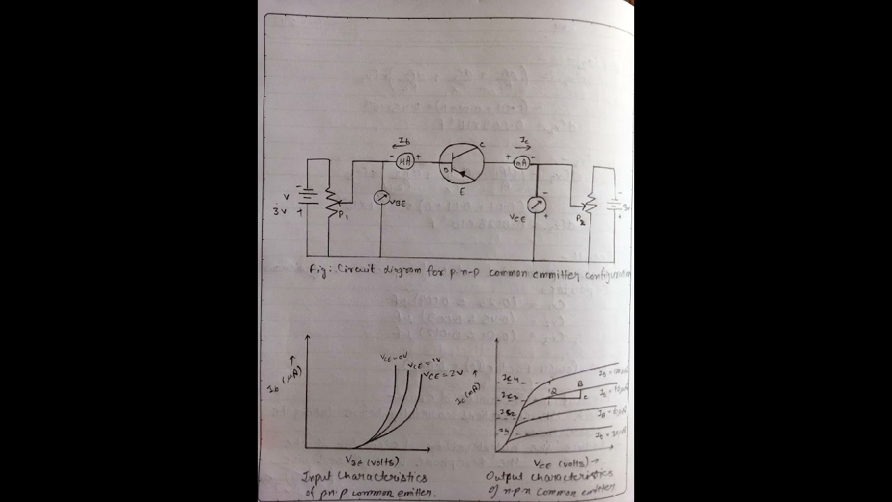 pnp common emitter transistor characteristics experiment. #shorts #youtubeshorts #experiment