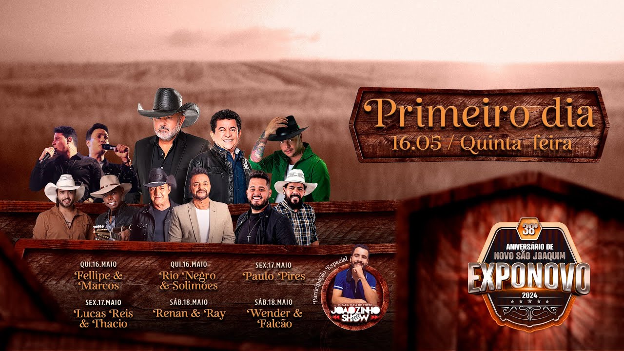 PRIMEIRO DIA EXPONOVO 2024 - AO VIVO
