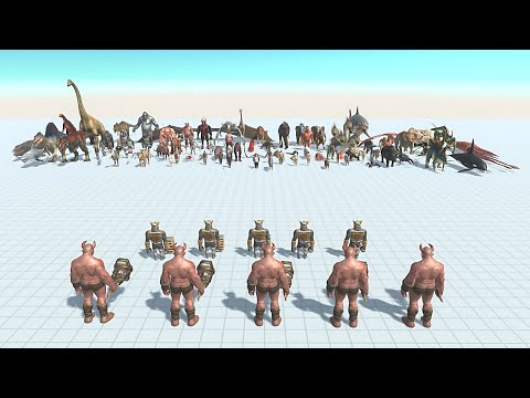 5 GHOR HAMMER & OGRE LORD VS 3X FACTION - Animal Revolt Battle Simulator