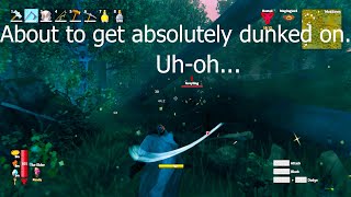 Valheim: Graydwarf Getting Absolutely Dunked On