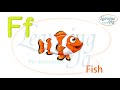 Letter F Joly Phonics Fish Fan Farm Fork