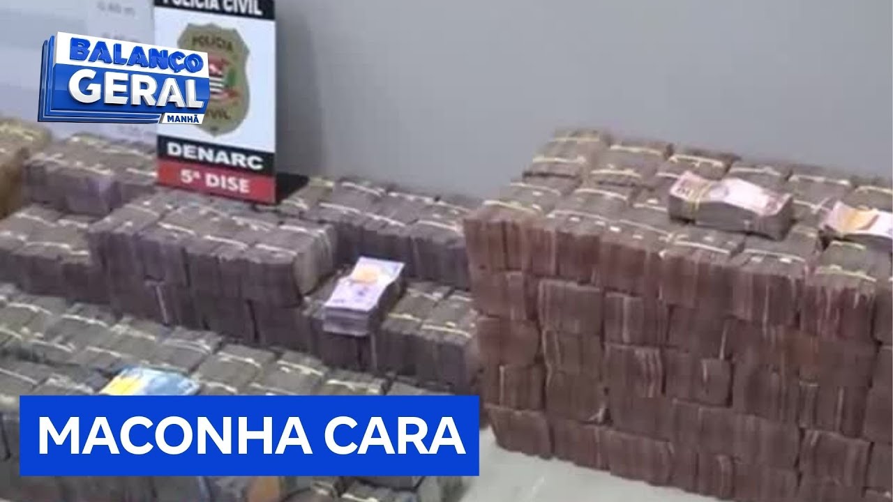 Polícia de São Paulo prende casal e apreende R$ 4 milhões em operação contra tráfico em SP