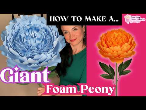 How to Make a Giant Foam Peony — Full Step-by-Step Tutorial