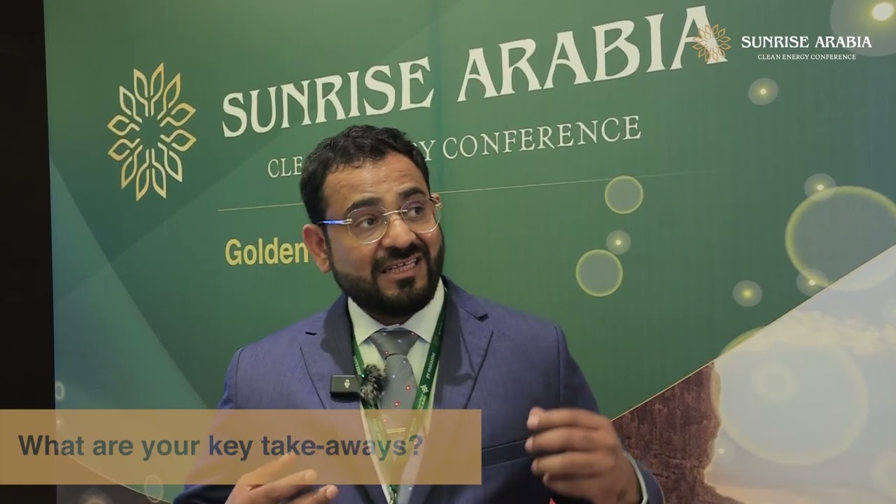 Dr Mohammed Ansari, SABIC, at Sunrise Arabia Clean Energy Conference 2024