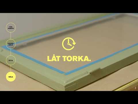 Måla Fönster - Så gör du. Steg för steg.