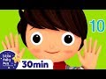 10 Little Fingers Song More Nursery Rhymes Kids Songs ABCs And 123s Little Baby Bum